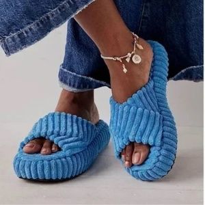 Free People Two Days In Ibiza Sandals in Blue size 6.5